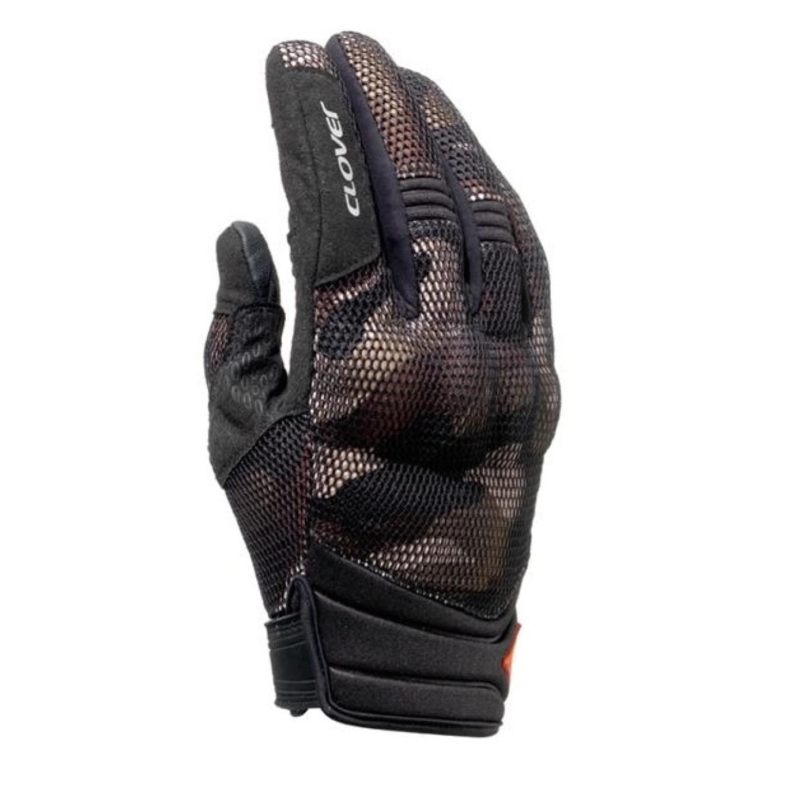 Guanti Moto Tessuto Clover Storm Donna Camo Sabbia