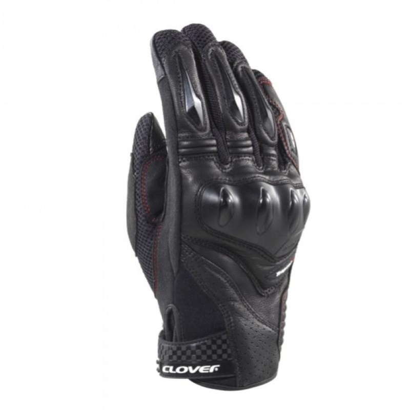 Guanti Moto Tessuto Clover Raptor 3 Nero