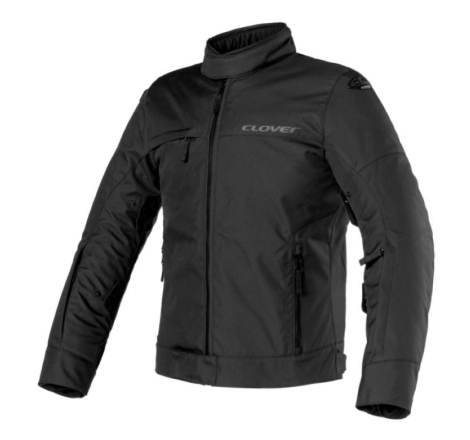 Giubbino moto Clover Looping Nero