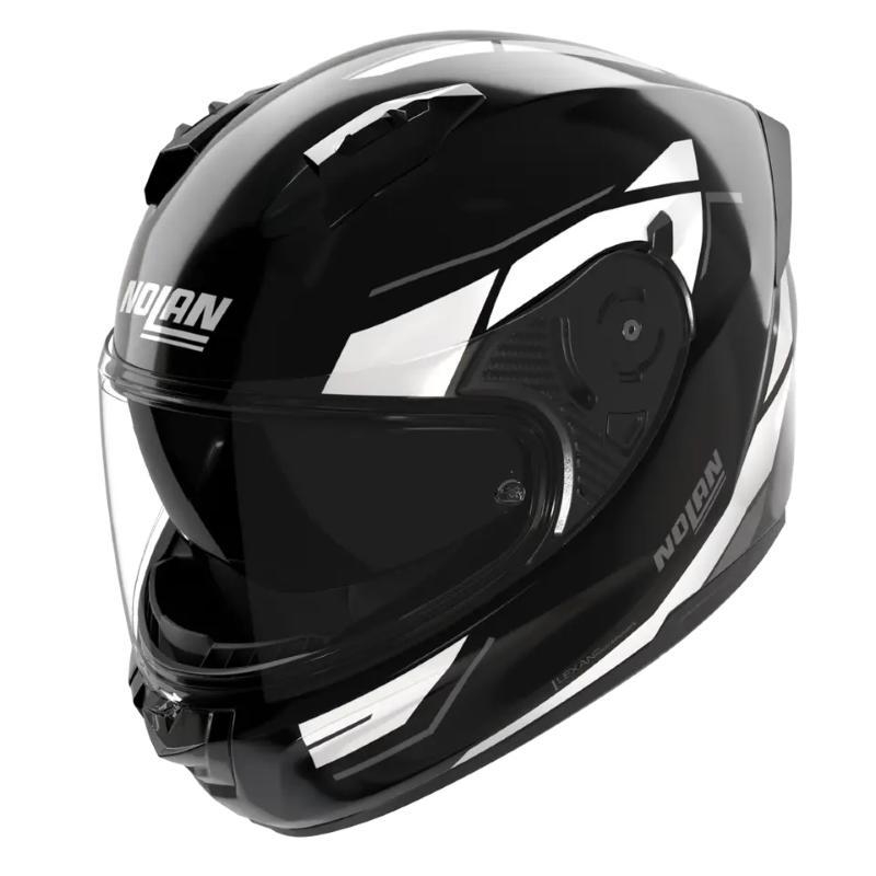 Casco Integrale Nolan N60-6 Sincrono Nero Bianco