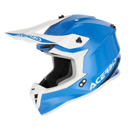 Casco Cross Acerbis Linear 22-06 Azzurro