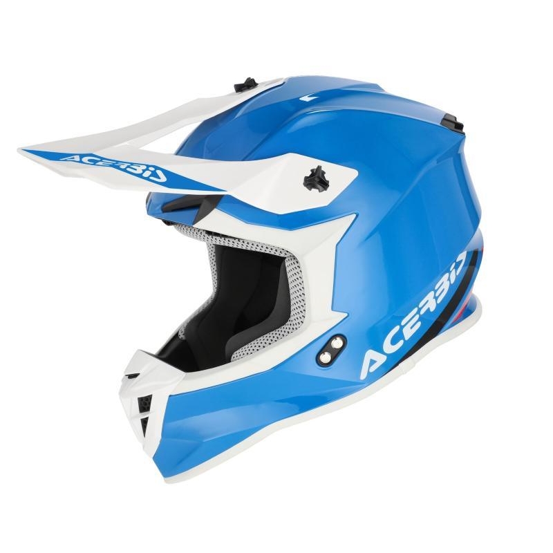 Casco Cross Acerbis Linear 22-06 Azzurro