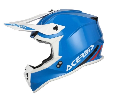 Casco Cross Acerbis Linear 22-06 Azzurro