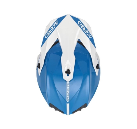 Casco Cross Acerbis Linear 22-06 Azzurro
