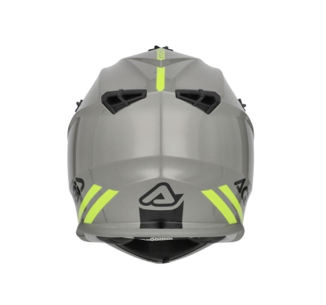 Casco Cross Acerbis Linear 22-06 Grigio Giallo