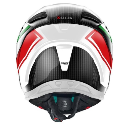 Casco Integrale Nolan X-804 RS CARBON MAVEN Bianco Rosso Verde