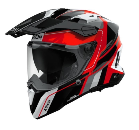 Casco Enduro Airoh Commander 2 Skip Rosso