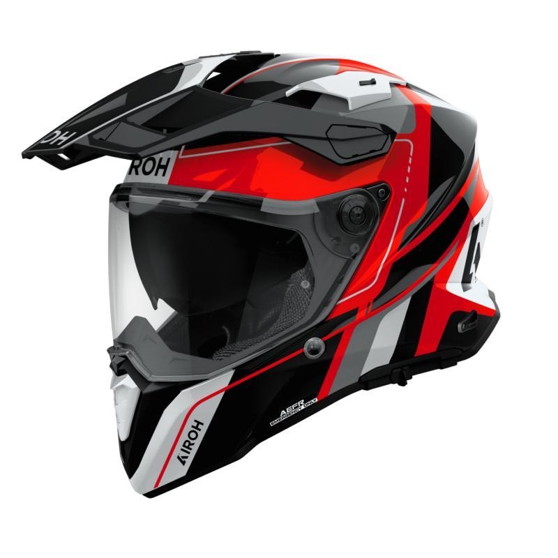 Casco Enduro Airoh Commander 2 Skip Rosso