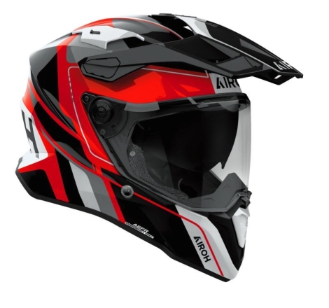 Casco Enduro Airoh Commander 2 Skip Rosso