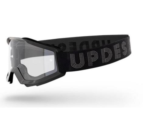 Maschera Off Road UP DESIGN Dynamite Nero lente Trasparente
