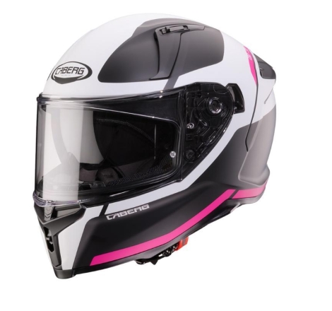 Casco integrale Caberg Avalon X Pure Nero Bianco Fuchsia Opaco