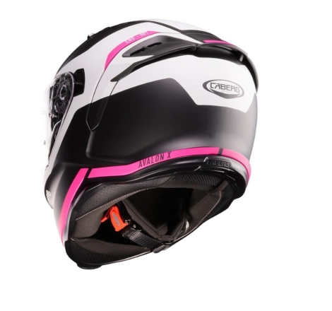 Casco integrale Caberg Avalon X Pure Nero Bianco Fuchsia Opaco