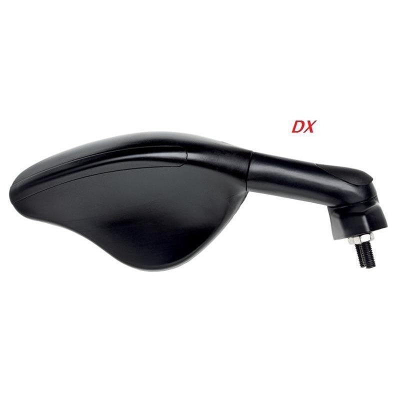 Retrovisore universale Far 7298 per moto carenate Destro Nero