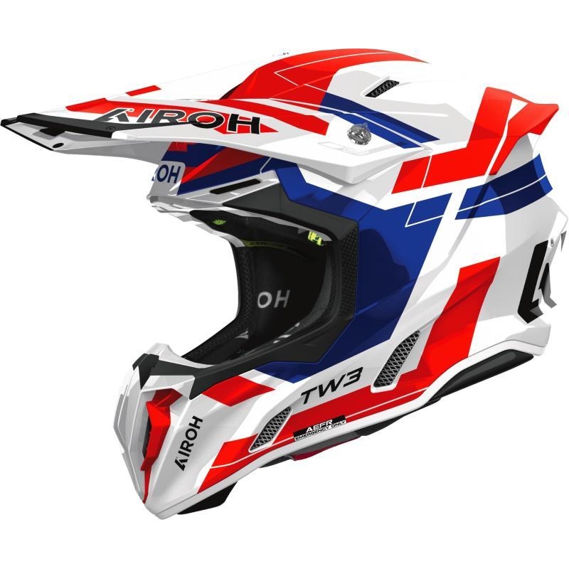 Casco Cross Airoh TWIST 3 DYNASTY Blu Rsoo