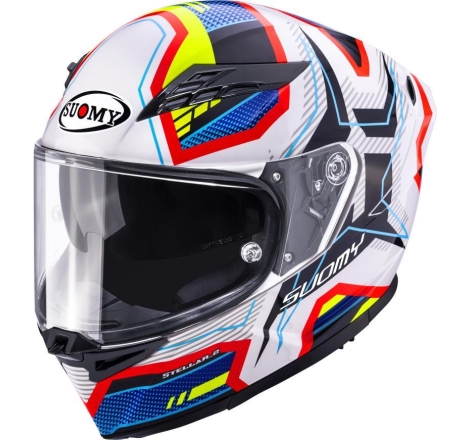 Casco integrale Suomy Stellar 2 Blackstar Bianco Blu
