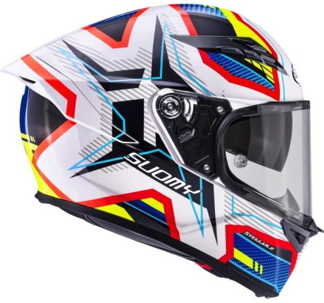 Casco integrale Suomy Stellar 2 Blackstar Bianco Blu