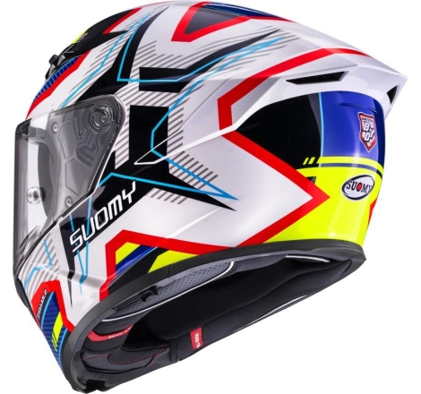Casco integrale Suomy Stellar 2 Blackstar Bianco Blu