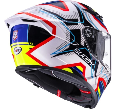 Casco integrale Suomy Stellar 2 Blackstar Bianco Blu