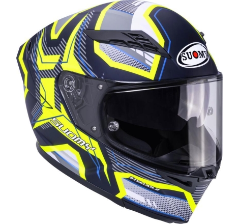 Casco integrale Suomy Stellar 2 Blackstar Nero Giallo Opaco