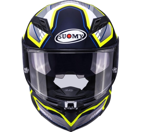 Casco integrale Suomy Stellar 2 Blackstar Nero Giallo Opaco