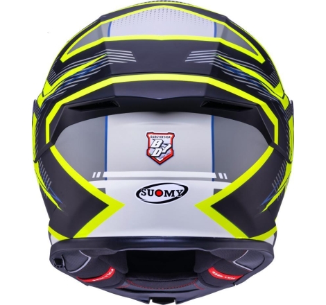 Casco integrale Suomy Stellar 2 Blackstar Nero Giallo Opaco