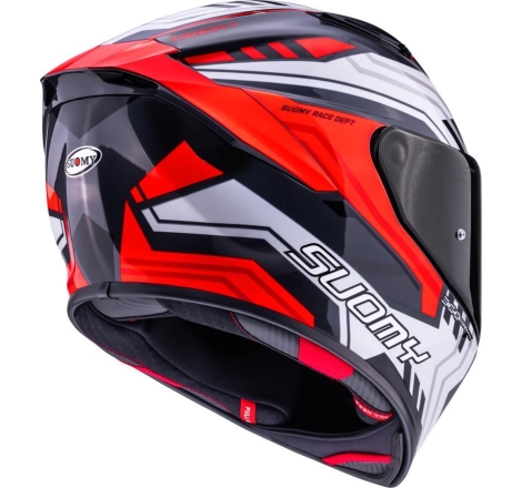 Casco integrale Suomy Track-1 Framework Biano Rosso