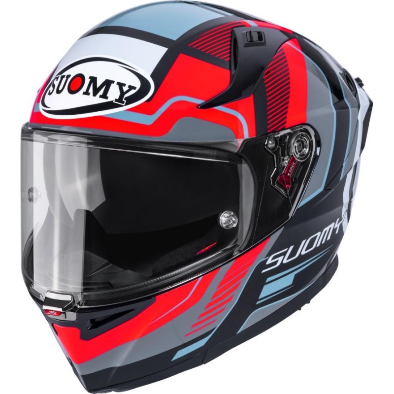 Casco integrale Suomy Speedstar 2 Parallax Rosso