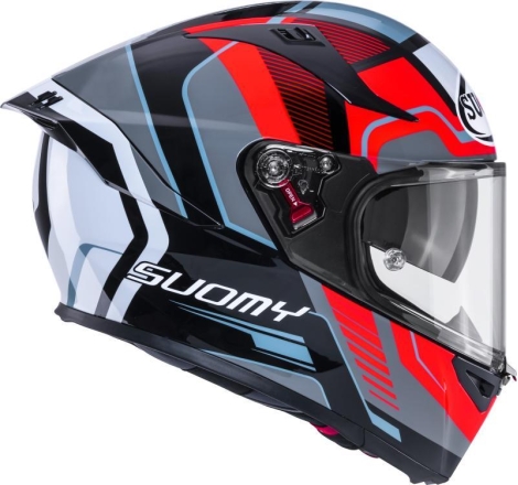 Casco integrale Suomy Speedstar 2 Parallax Rosso