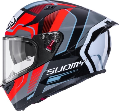 Casco integrale Suomy Speedstar 2 Parallax Rosso