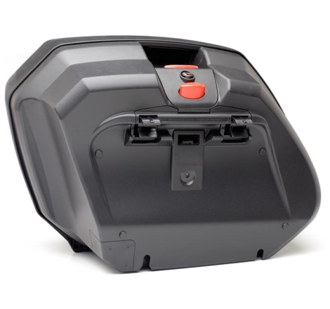 Valigie Laterali Givi V37NN Monokey Side 37 Litri con Cover Look Carbon e Catadiottri Rossi