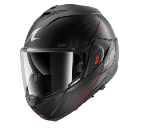 Casco Modulare Shark OXO Sp Lyne Nero Opaco Antracite