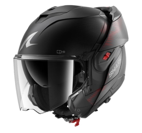 Casco Modulare Shark OXO Sp Lyne Nero Opaco Antracite