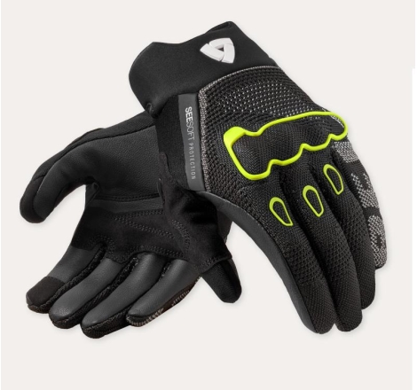 Guanti Moto Tessuto Hyperspeed 3 Nero Giallp