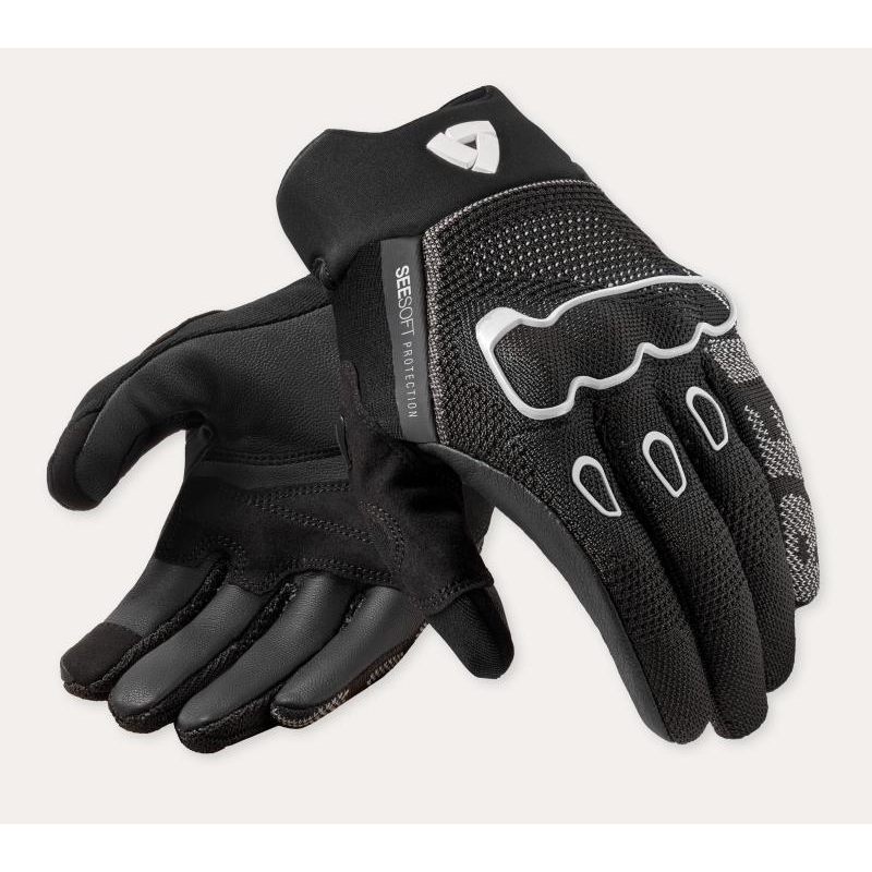 Guanti Moto Tessuto Hyperspeed 3 Nero Bianco