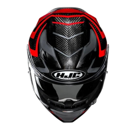 Casco Integrale HJC F71 NEVIO Carbonio Nero Rosso