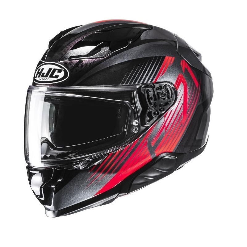 Casco Integrale Hjc F71 CATOS Nero Rosso