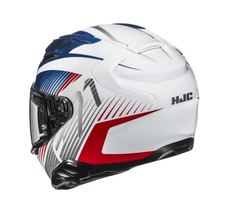 Casco Integrale Hjc F71 CATOS Bianco Rosso Blu