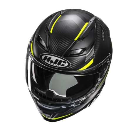Casco Integrale HJC F71 Carbonio Nero Giallo