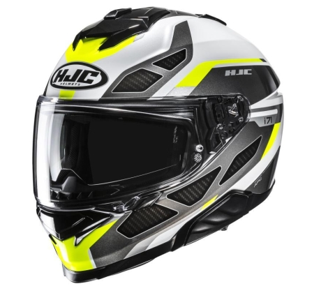 Casco Integrale Hjc I71 ZEST Bianco Nero Giallo