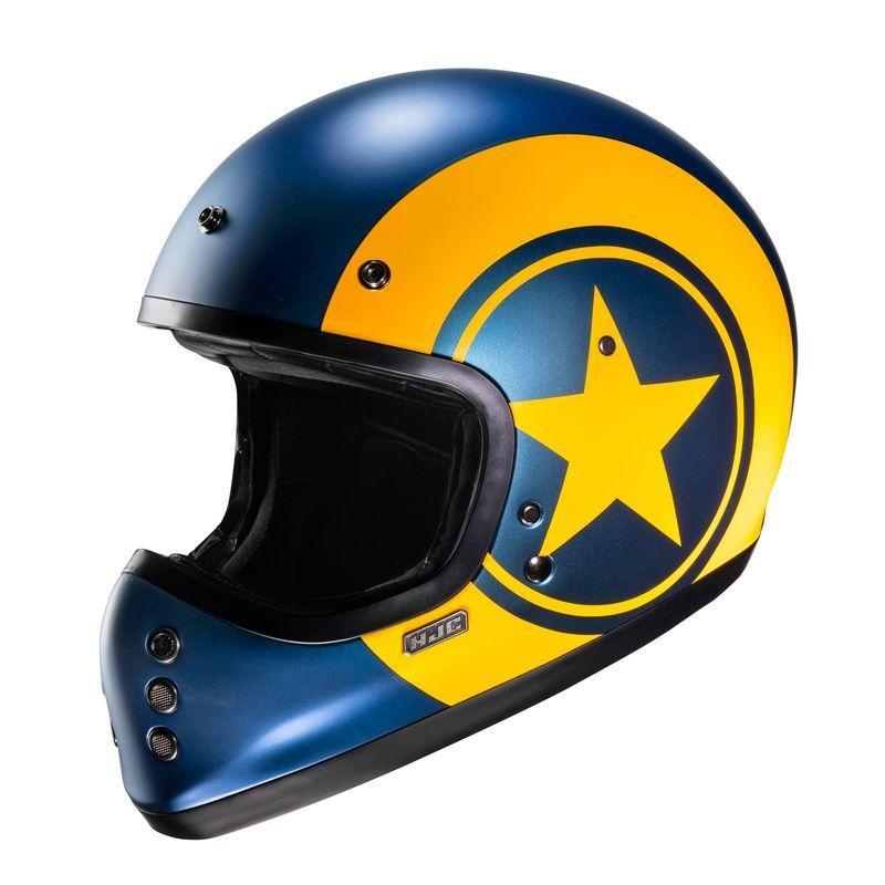 Casco Integrale HJC V60 NYX Blu Giallo