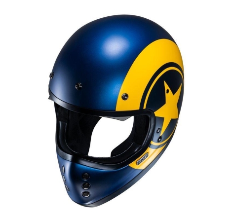 Casco Integrale HJC V60 NYX Blu Giallo