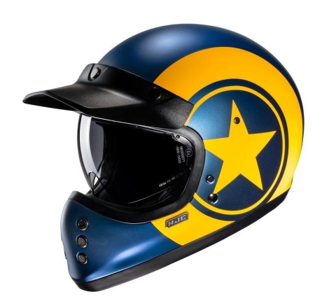 Casco Integrale HJC V60 NYX Blu Giallo