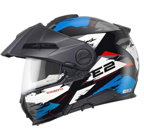 Casco Modulare Schuberth E2 Trail Blu