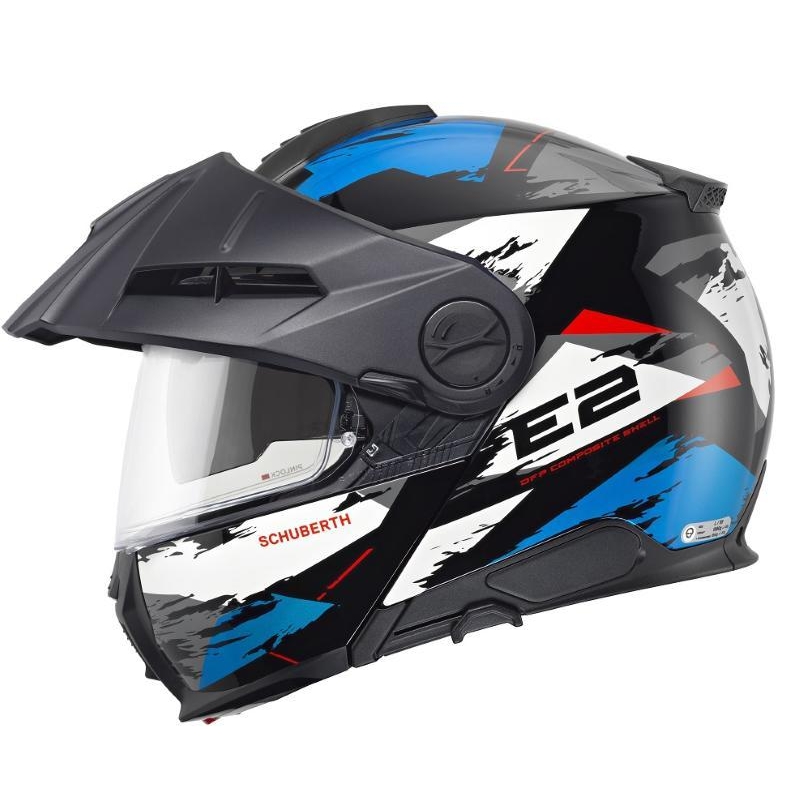 Casco Modulare Schuberth E2 Trail Blu