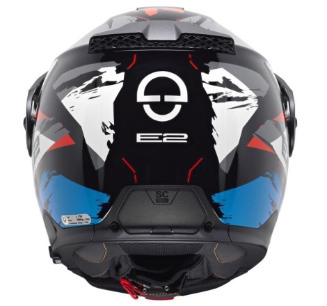 Casco Modulare Schuberth E2 Trail Blu