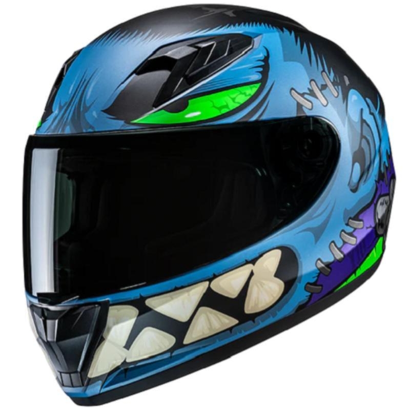 Casco Integrale Hjc Y10 FRANK Azzurro