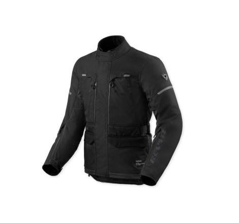 Giacca moto in tessuto Rev'it Outback 5 H2O Nero