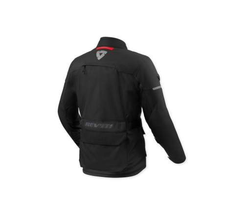 Giacca moto in tessuto Rev'it Outback 5 H2O Nero