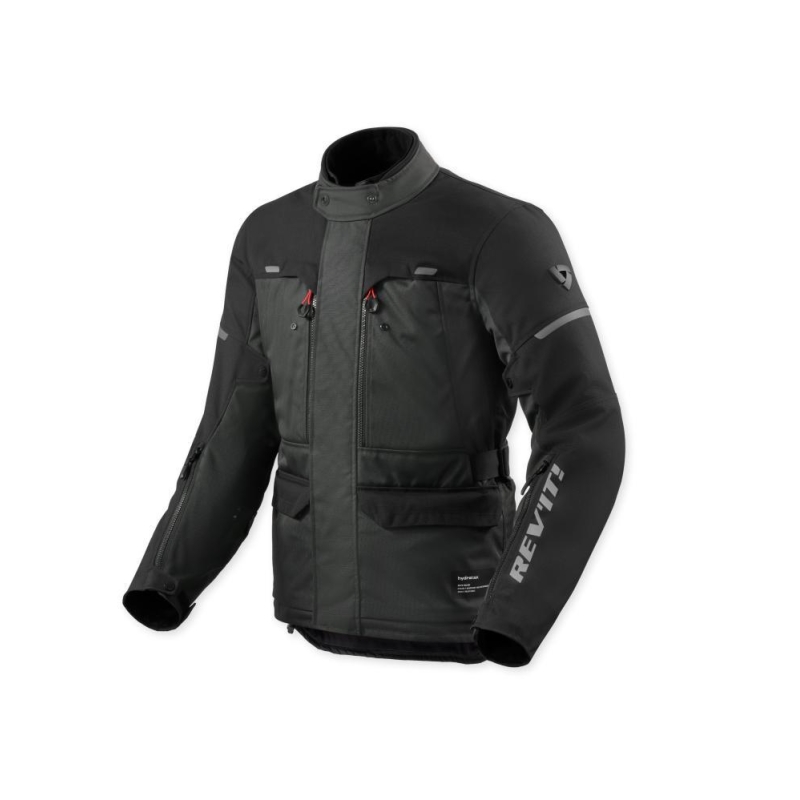Giacca moto in tessuto Rev'it Outback 5 H2O Antracite Nero