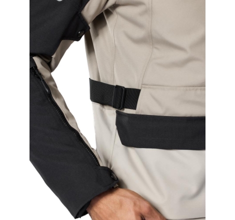 Giacca moto in tessuto Rev'it Outback 5 H2O Sabbia Nero